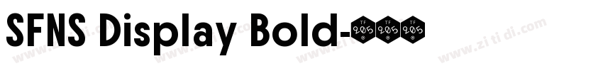SFNS Display Bold字体转换 SFNS Display Bold字体转换
